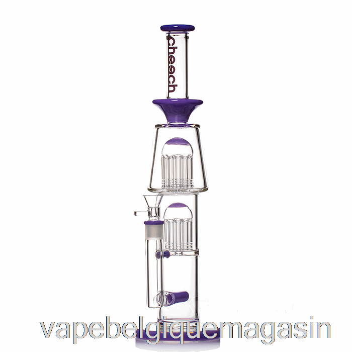 Vape Shop Bruxelles Cheech Glass Double Arbre Bang En Ligne Violet